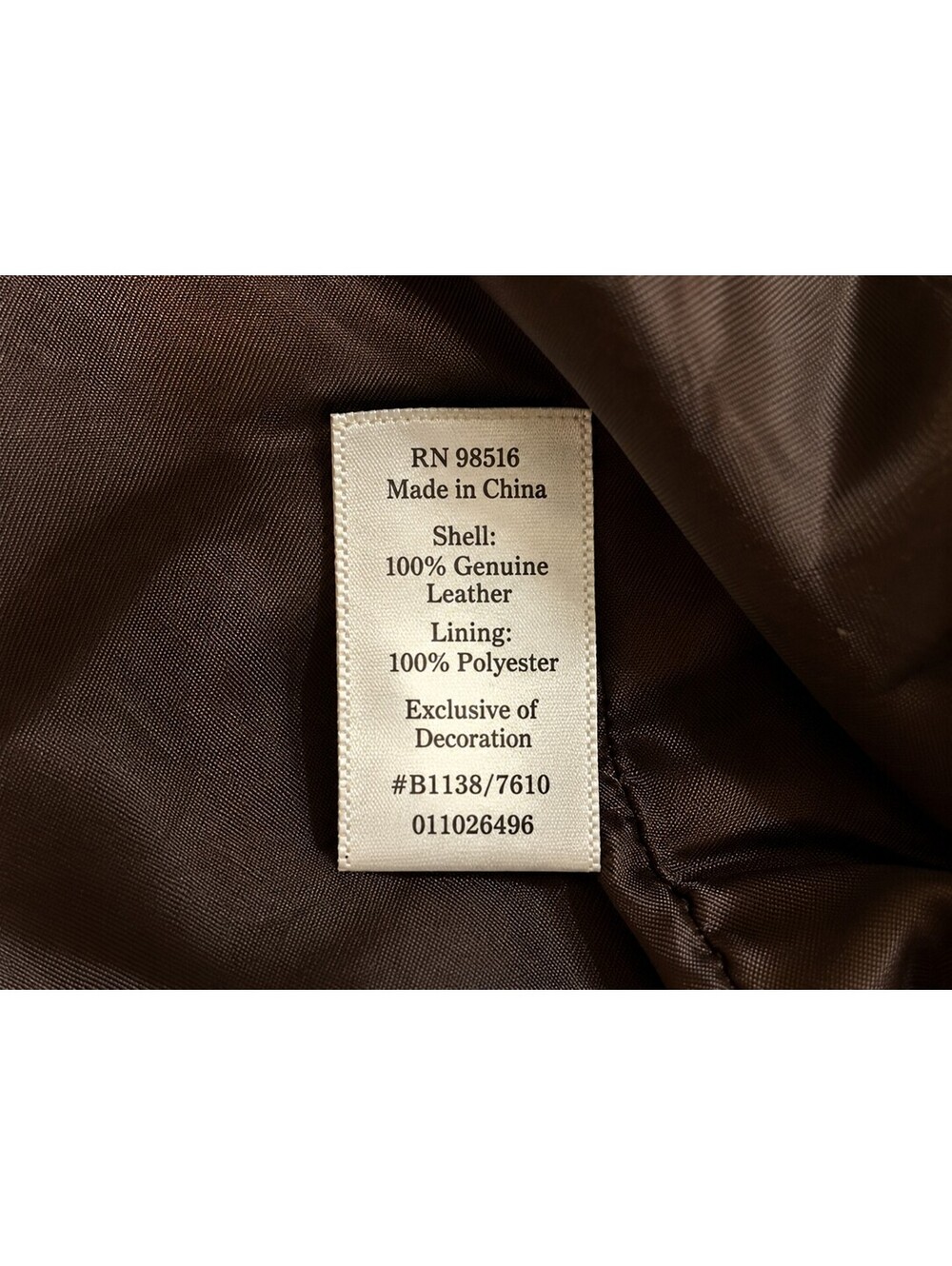 Coldwater Creek Brown Genuine Leather Embroidered Jacket Womens XL Floral Beaded - Picture 3 of 5